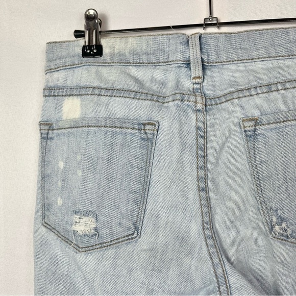 Frame Le Skinny De Jeanne Distressed Light Wash Skinny Jeans 26 - Picture 5 of 8